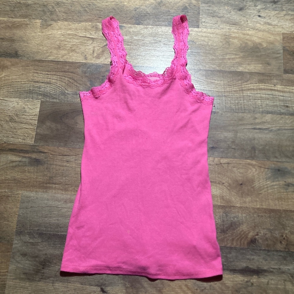 Jenni Pink Camisole with Lace Straps